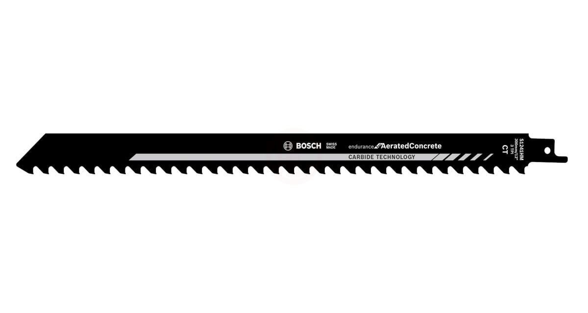 Bosch Panter Testere Bıçağı Endurance For Aerated Concrete S 1241 HM 300 mm (10 Adet) - 2608653284