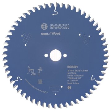 Bosch Daire Testere Bıçağı Expert For Wood 184x20 mm 56 Diş - 2608644040