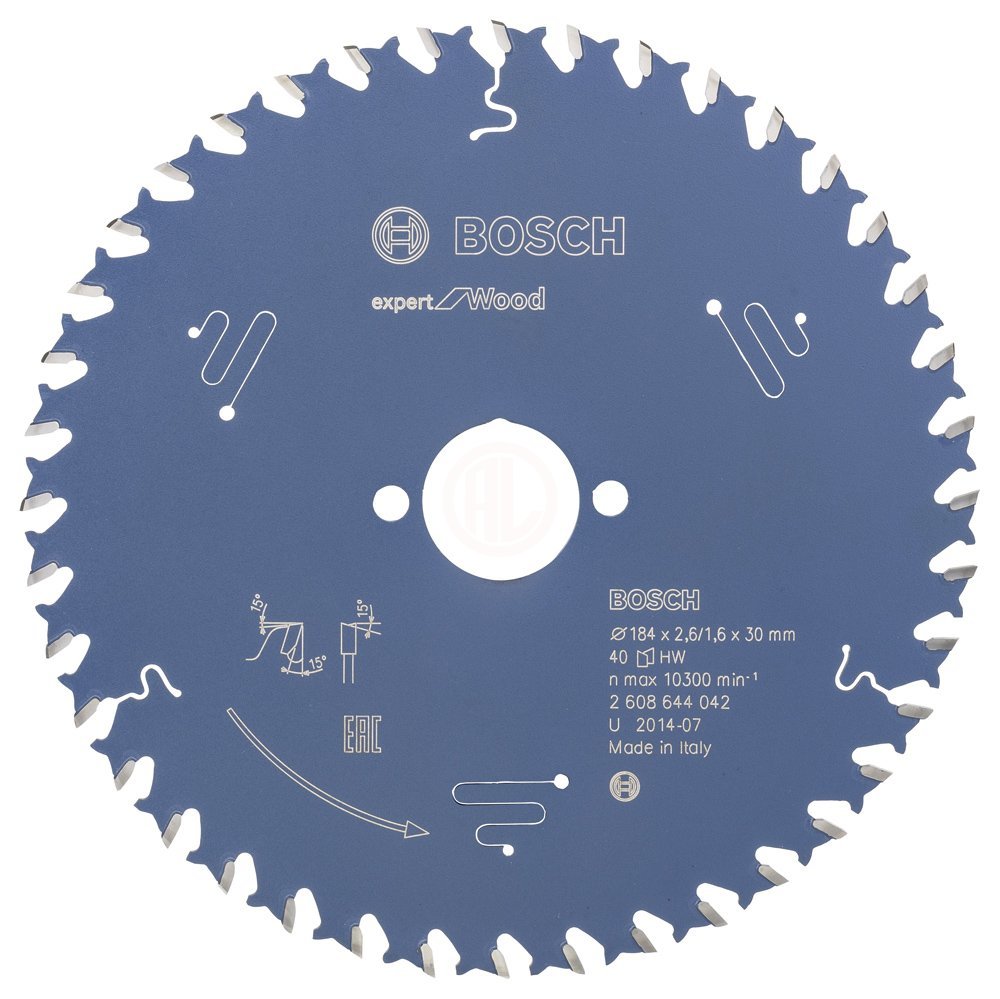 Bosch Daire Testere Bıçağı Expert For Wood 184x30 mm 40 Diş - 2608644042