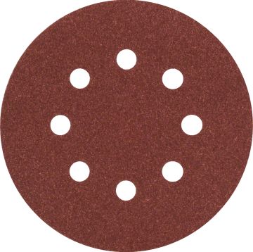 Bosch Eksantrik Zımpara Kağıdı 8 Delik 125 mm 120 Kum (5 Adet) - 2609256A25