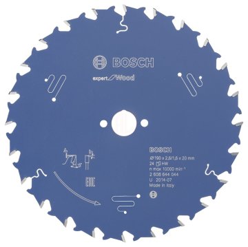Bosch Daire Testere Bıçağı Expert For Wood 190x20 mm 24 Diş - 2608644044