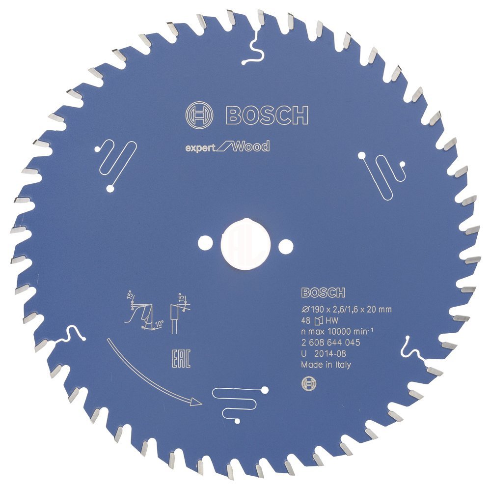 Bosch Daire Testere Bıçağı Expert For Wood 190x20 mm 48 Diş - 2608644045