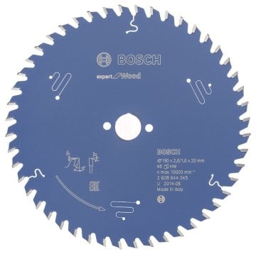Bosch Daire Testere Bıçağı Expert For Wood 190x20 mm 48 Diş - 2608644045