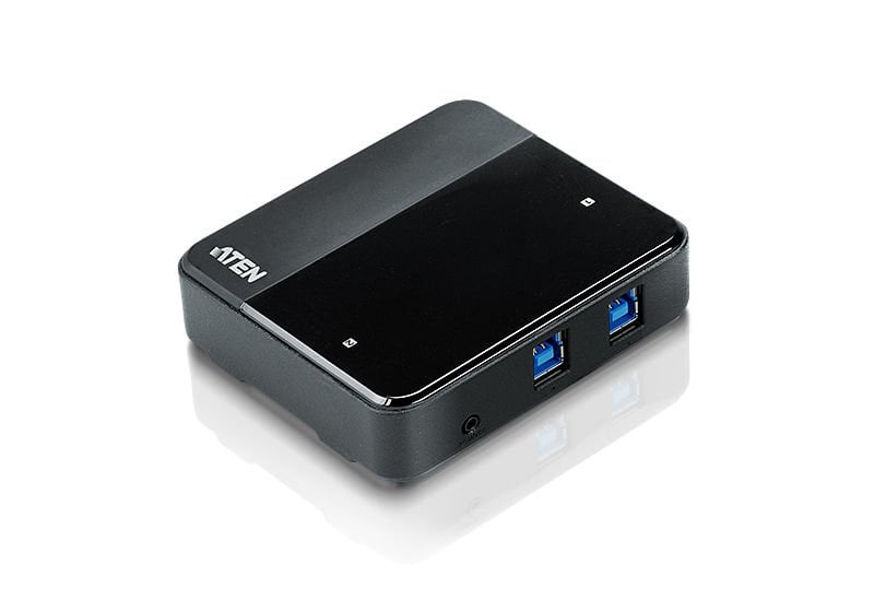 Aten Usb Arayüzüne Sahip Cihazları Paylaştıran Switch, Usb 3.0 , 2 Pc, 4 Usb Cihaz
