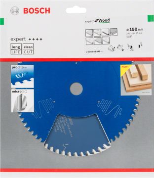 Bosch Daire Testere Bıçağı Expert For Wood 190x20 mm 56 Diş - 2608644046