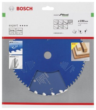 Bosch Daire Testere Bıçağı Expert For Wood 190x30 mm 24 Diş (2,6/1,6 mm) - 2608644047