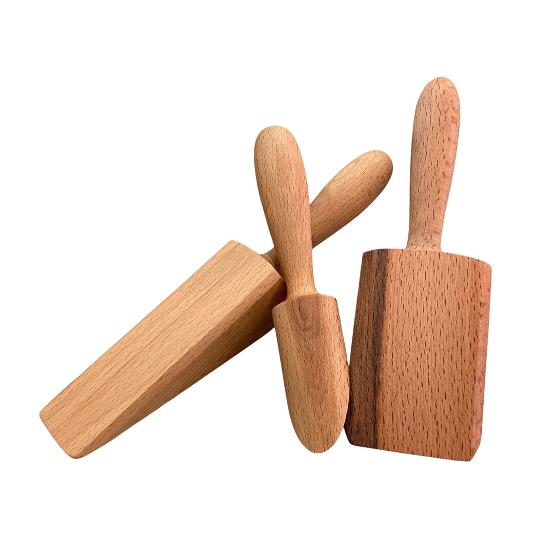 Brio Ahşap Lehim Takoz Spatulası 3 Parça