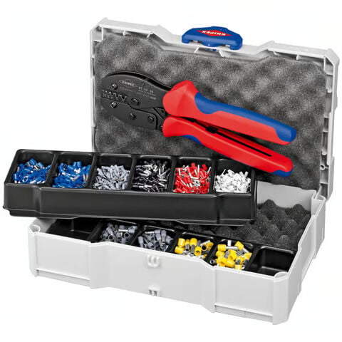 Knipex 97 90 23 Krimp Ürün Çeşitleri Kablo yüksüğü için 8 Parçalı