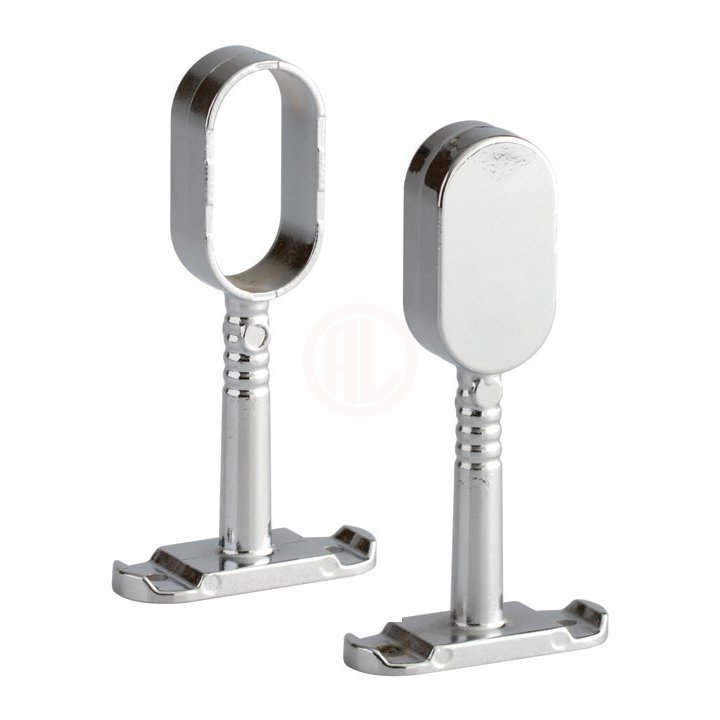 Ayder Oval Ayaklı Flanş Kapalı 15x30 Krom - D 0713