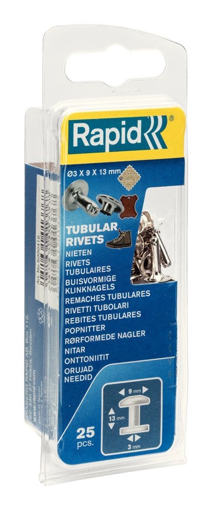 Rapid Boru Perçin Alüminyum 9x3x13 mm (1 Paket/25 Adet) - 5000416