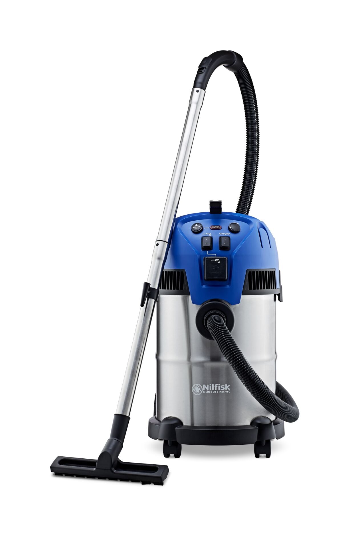 Nilfisk Islak ve Kuru Eletktrikli Süpürge Multi II 30 T Inox VSC EU