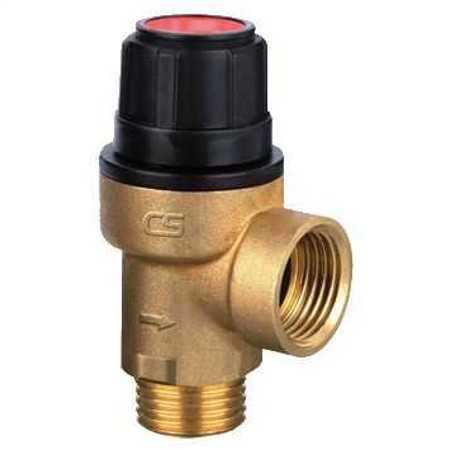 Klepsan Sabit Ayarlı Emniyet Ventili 1/2” 3-4-6 Bar
