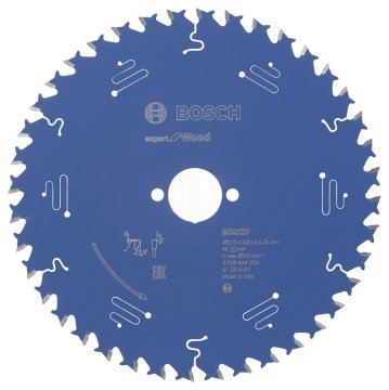 Bosch Daire Testere Bıçağı Expert For Wood 210x30 mm 40 Diş (2,8/1,8 mm) - 2608644059