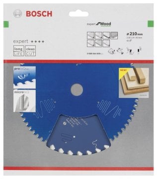Bosch Daire Testere Bıçağı Expert For Wood 210x30 mm 40 Diş (2,8/1,8 mm) - 2608644059