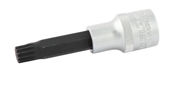 İzeltaş Oniki Köşe Lokmalı Bits Uç Yivli 1/2 İnç 80 mm