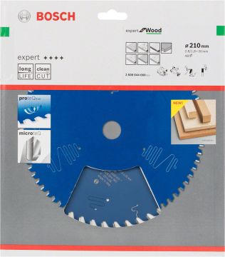 Bosch Daire Testere Bıçağı Expert For Wood 210x30 mm 48 Diş (2,8/1,8 mm) - 2608644060
