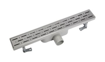 Visam Duş Süzgeci Eko Delikli Paslanmaz Çelik Izgaralı Ø50 mm 40 Cm