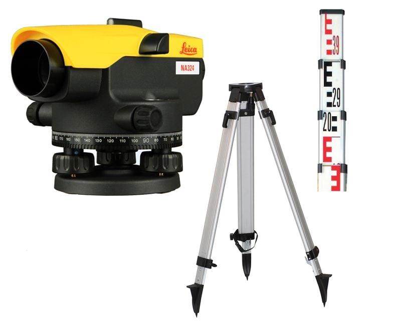 Leica Optik Nivo NA324 Set