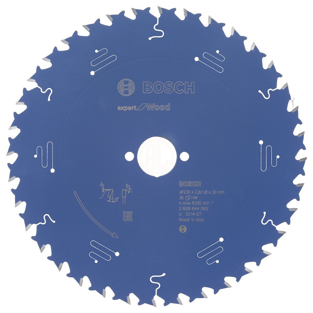Bosch Daire Testere Bıçağı Expert For Wood 230x30 mm 36 Diş - 2608644062