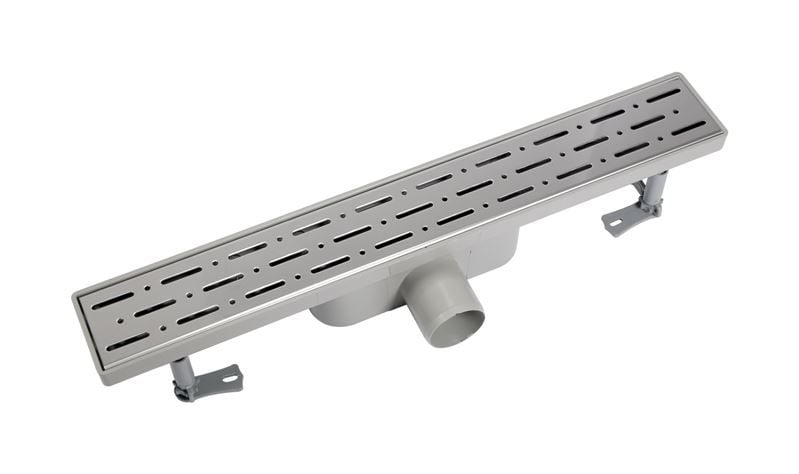 Visam Duş Süzgeci Eko Delikli Paslanmaz Çelik Izgaralı Ø50 mm 50 Cm