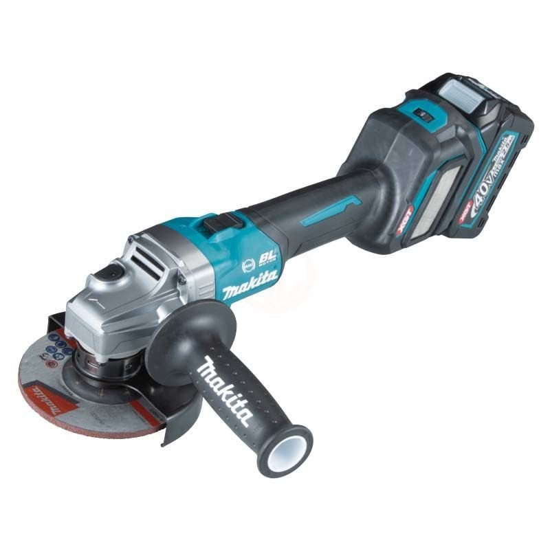Makita Akülü Avuç Taşlama Makinesi GA023GM201 (2 x 4,0 Ah Akü) (40V) (125 mm)