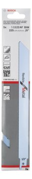 Bosch Panter Testere Bıçağı Flexible For Metal S 1122 AF 225 mm (5 Adet) - 2608656018