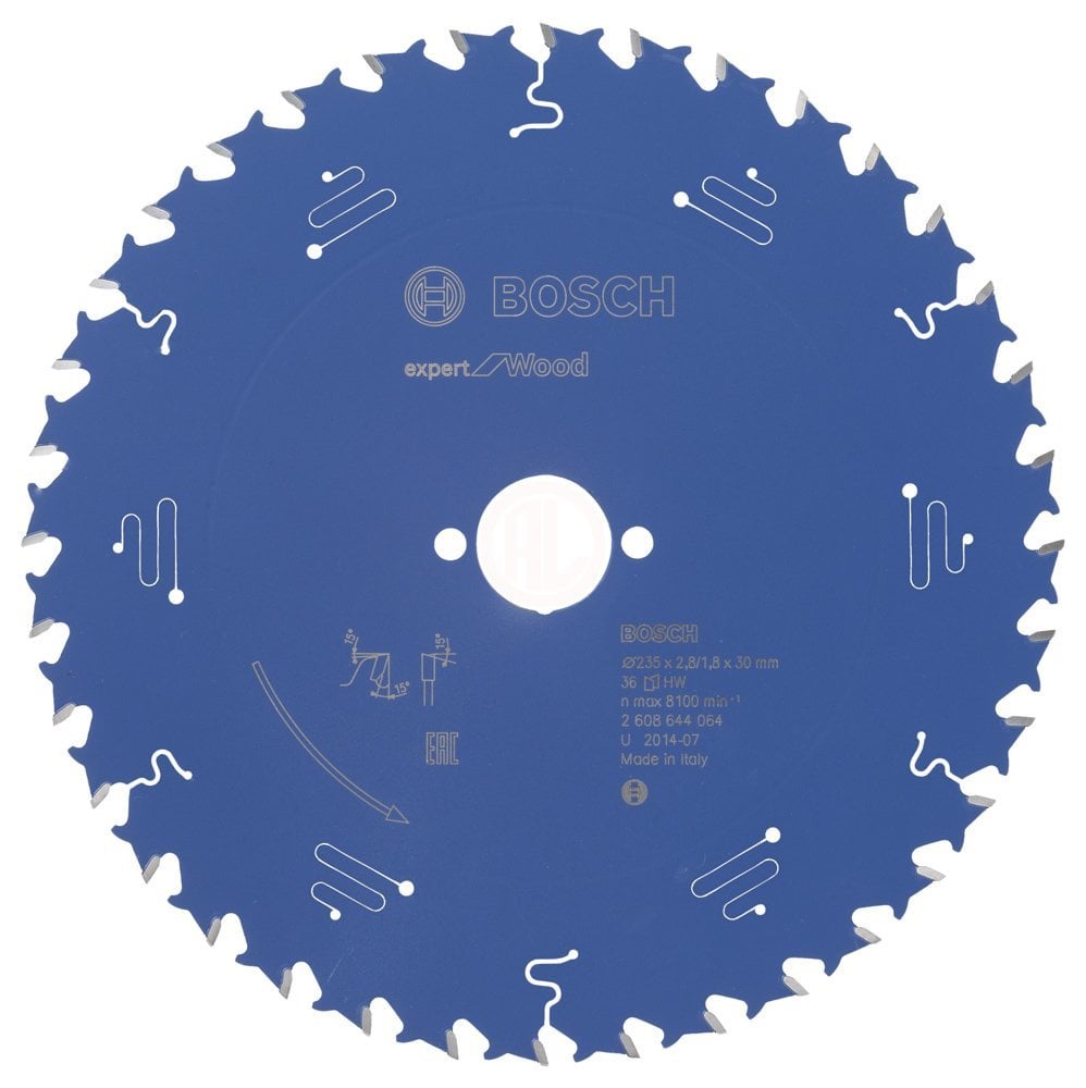 Bosch Daire Testere Bıçağı Expert For Wood 235x30 mm 36 Diş - 2608644064