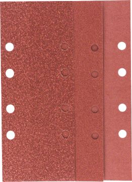 Bosch Titreşimli Zımpara Kağıdı 8 Delik 93x230 mm Set (10 Parça) - 2609256B00