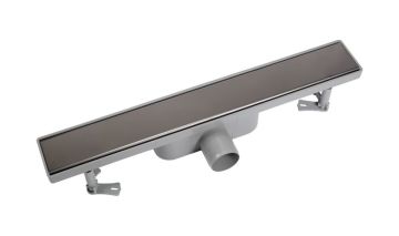 Visam Duş Süzgeci Eko Düz Paslanmaz Izgaralı Ø50 mm 30 Cm