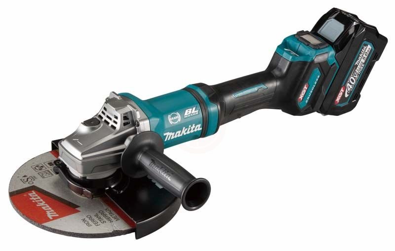 Makita Akülü Büyük Taşlama Makinesi GA038GT201 (2 x 5,0 Ah Akü) (40V) (230 mm)