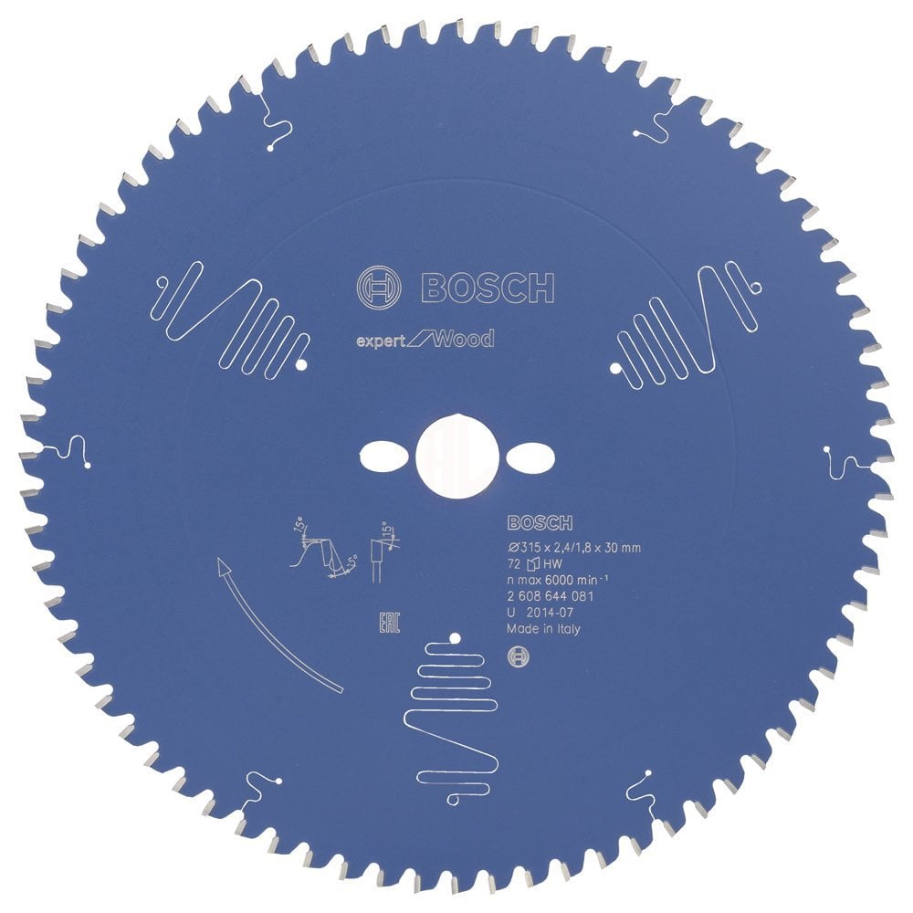 Bosch Daire Testere Bıçağı Expert For Wood 315x30 mm 72 Diş - 2608644081