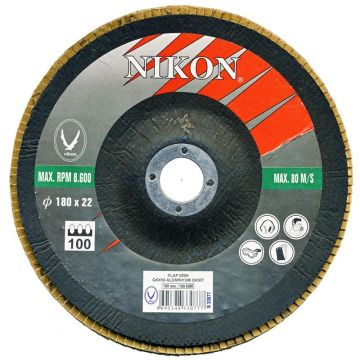 Nikon Flap Disk 180 Mm 100 Kum - NIK33077