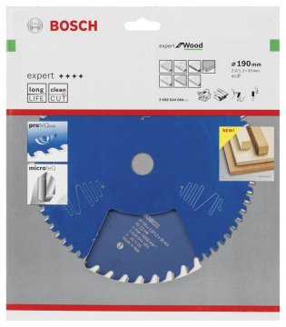 Bosch Daire Testere Bıçağı Expert For Wood 190x30 mm 40 Diş (2,0/1,3 mm) - 2608644084