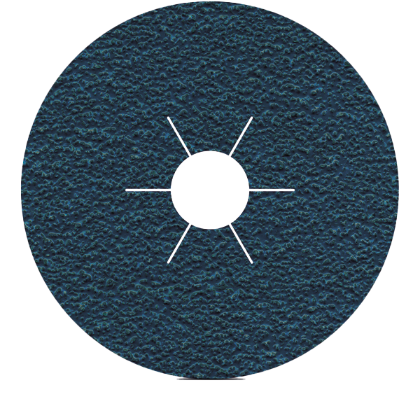 Karbosan Zirkonyum Fiber Disk ZWR11 Düz 125 mm 80 Kum - KAR921750