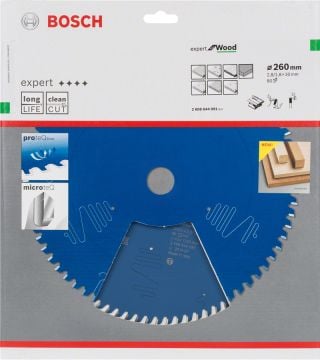 Bosch Daire Testere Bıçağı Expert For Wood 260x30 mm 80 Diş - 2608644091