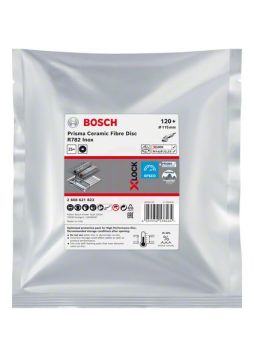 Bosch X-Lock Seramik Fiber Zımpara Diski R782 Prisma 115x22,23 mm 120+ Kum - 2608621823