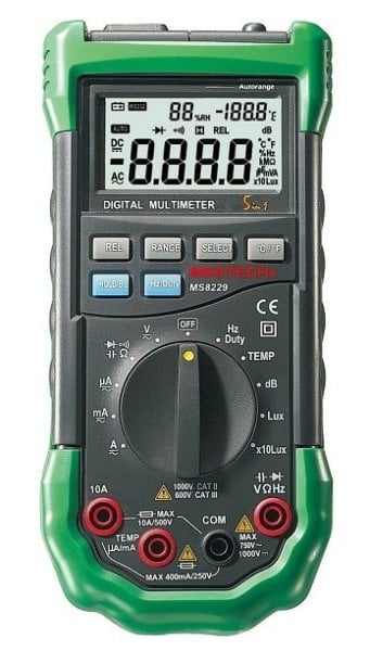 Mastech MS8229 Multisensör Girişli Dijital Multimetre - SHEMS8229