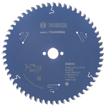 Bosch Daire Testere Bıçağı Expert For Aluminium 190x20 mm 56 Diş - 2608644101