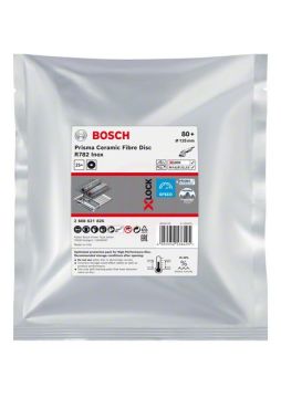 Bosch X-Lock Seramik Fiber Zımpara Diski R782 Prisma 125x22,23 mm 80+ Kum - 2608621826