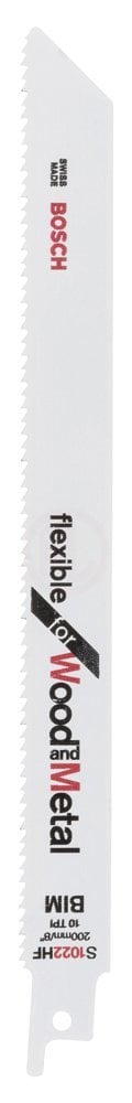 Bosch Panter Testere Bıçağı Flexible For Wood And Metal S 1022 HF 200 mm (100 Adet) - 2608656636