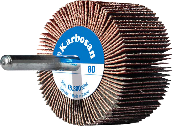 Karbosan Saplı Mop Zımpara 40x15 mm 60 Kum - KAR980354