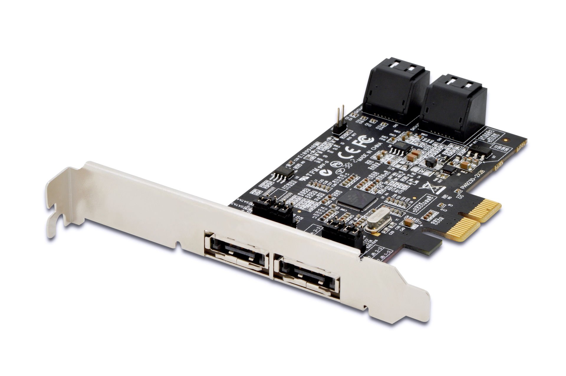 Assmann Digitus Serial Ata (Sata) Iıı Pcı Express Kartı, 4 X Dahili Sata Port, 2 X Harici Esata Port, Marvell 88Se9230 Chipsetli