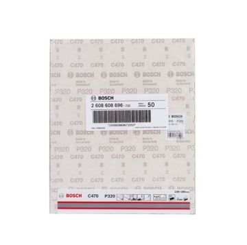 Bosch C470 Kağıt Zımpara 230x280 mm 320 Kum