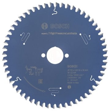 Bosch Daire Testere Bıçağı Expert For HighPressureLaminate 190x30 mm 56 Diş - 2608644135