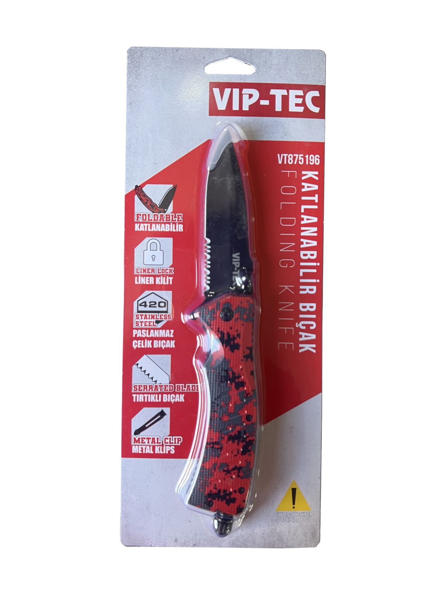 Vip-Tec Katlanabilir Bıçak (VT875196)