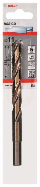 Bosch Metal Matkap Ucu HSS-Co DIN 338 (Altın) 11,0x142 mm (1 Adet) - 2608585867