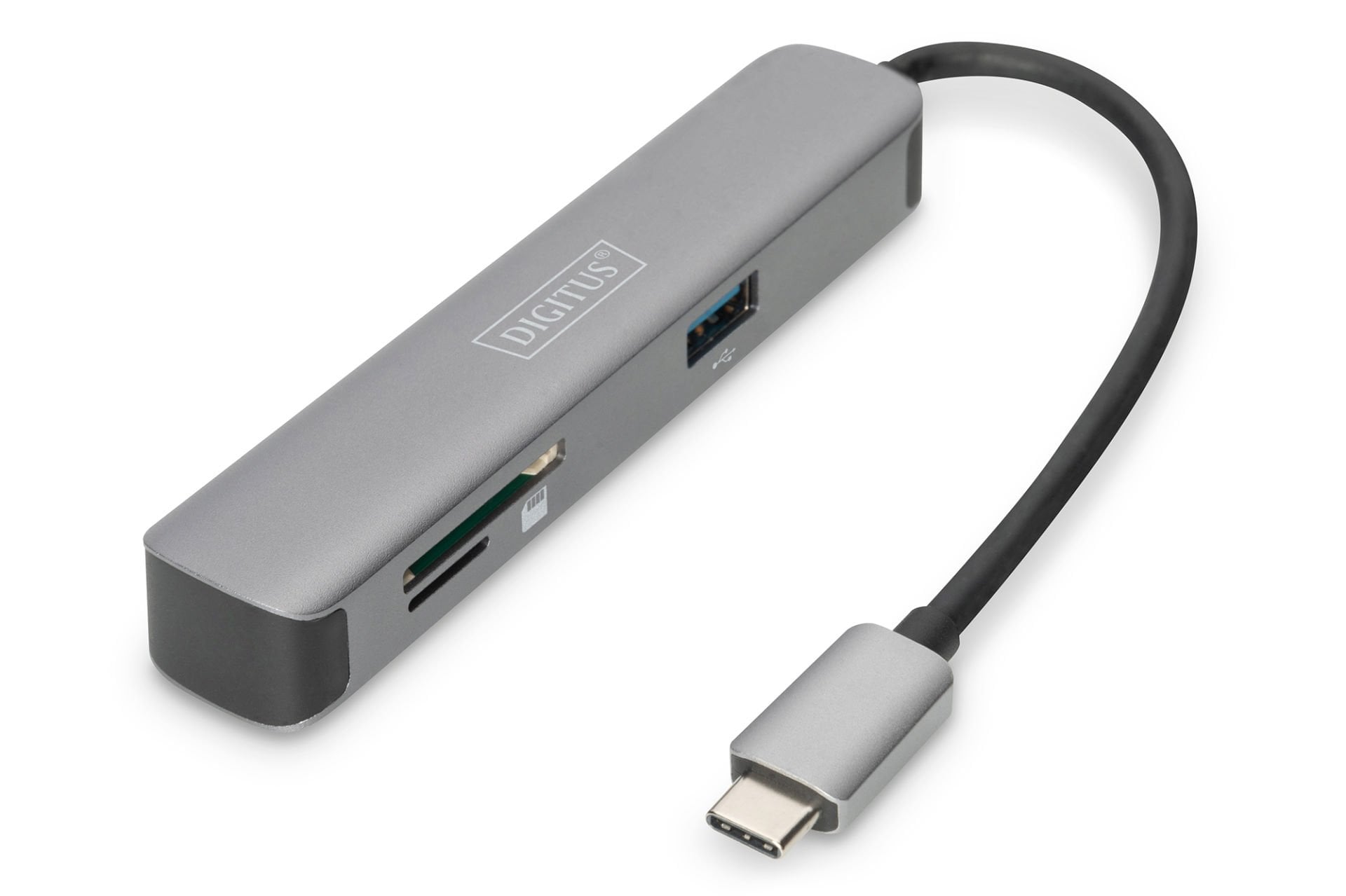 Assmann Digitus Usb Tip C Docking Station, 5 Port (Usb-C™ Dock, 5 Port) 1 X Hdmı Port (Uhd Çözünürlük, 4K/30 Hz) 1 X Usb-C™ Port (Notebook Bağlamak İçin) 2 X Usb 3.0 Port 2 X Kart Okuyucu (Sd/Microsd) Alüminyum Gümüş Renk