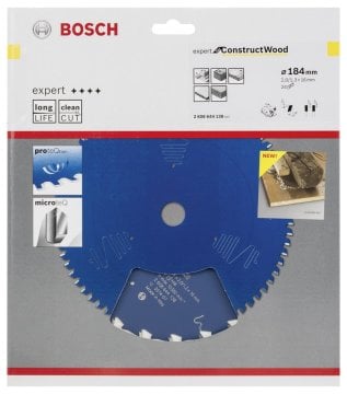 Bosch Daire Testere Bıçağı Expert For ConstructWood 184x16 mm 24 Diş - 2608644138
