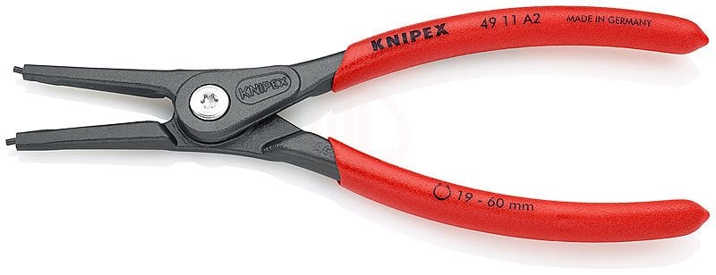 Knipex 49 11 A2 AĞIR HİZMET DÜZ DIŞ SEGMAN PENSİ - KNI4911A2