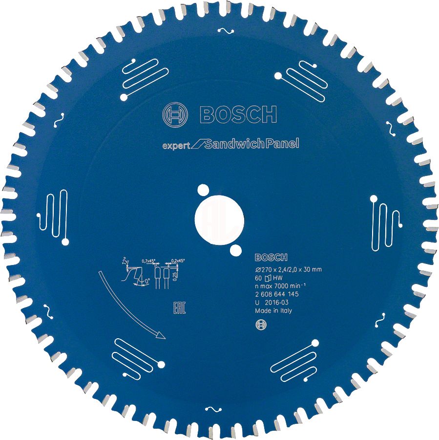 Bosch Daire Testere Bıçağı Expert For SandwichPanel 270x30 mm 60 Diş - 2608644145